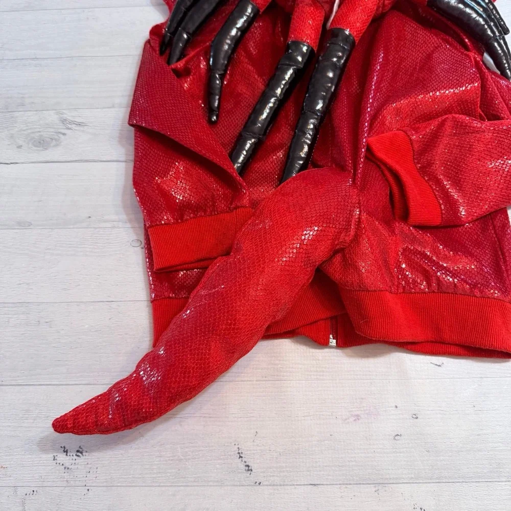 My Dream party‎ red dragon costume zip up sweatshirt 130 6/7